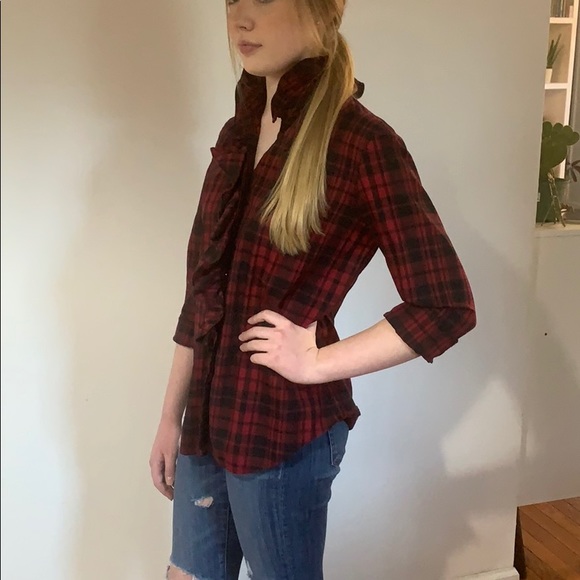 Lauren Ralph Lauren Tops - Ralph Lauren Button Down with Ruffle Detail